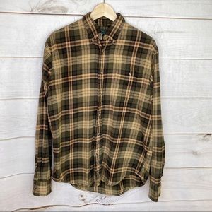 G. H. Bass & Co. Brown, Tan & Green Flannel